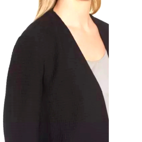 Brown Cardigan Jacket XL w/ Pockets  Sustainable TENCEL Elieen Fisher NWT - Picture 6 of 14